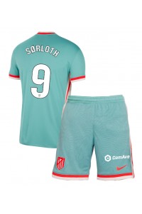 Atletico Madrid Alexander Sorloth #9 Babytruitje Uit tenue Kind 2024-25 Korte Mouw (+ Korte broeken)